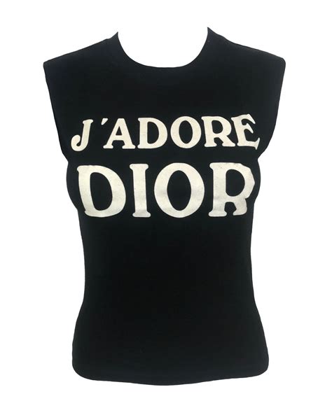 women's j-adore dior shirt|j'adore Dior top vintage.